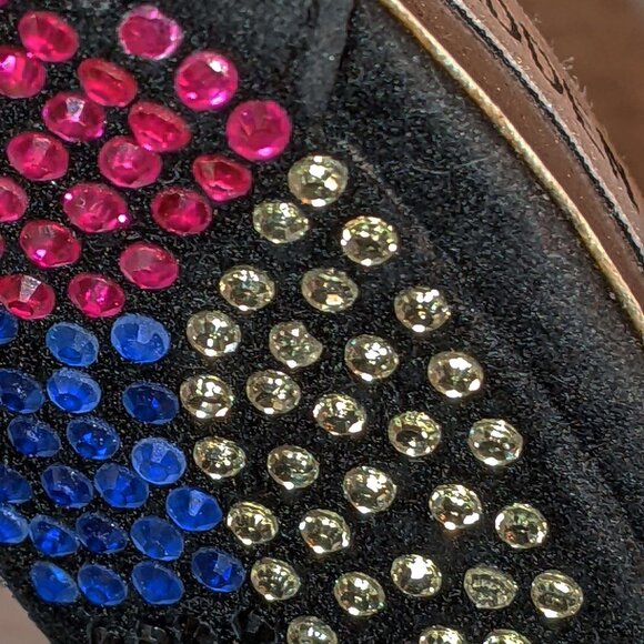 Steve Madden Sparkly Multi Colour Stiletto Heel Shoes Gimmick - Picture 8 of 8